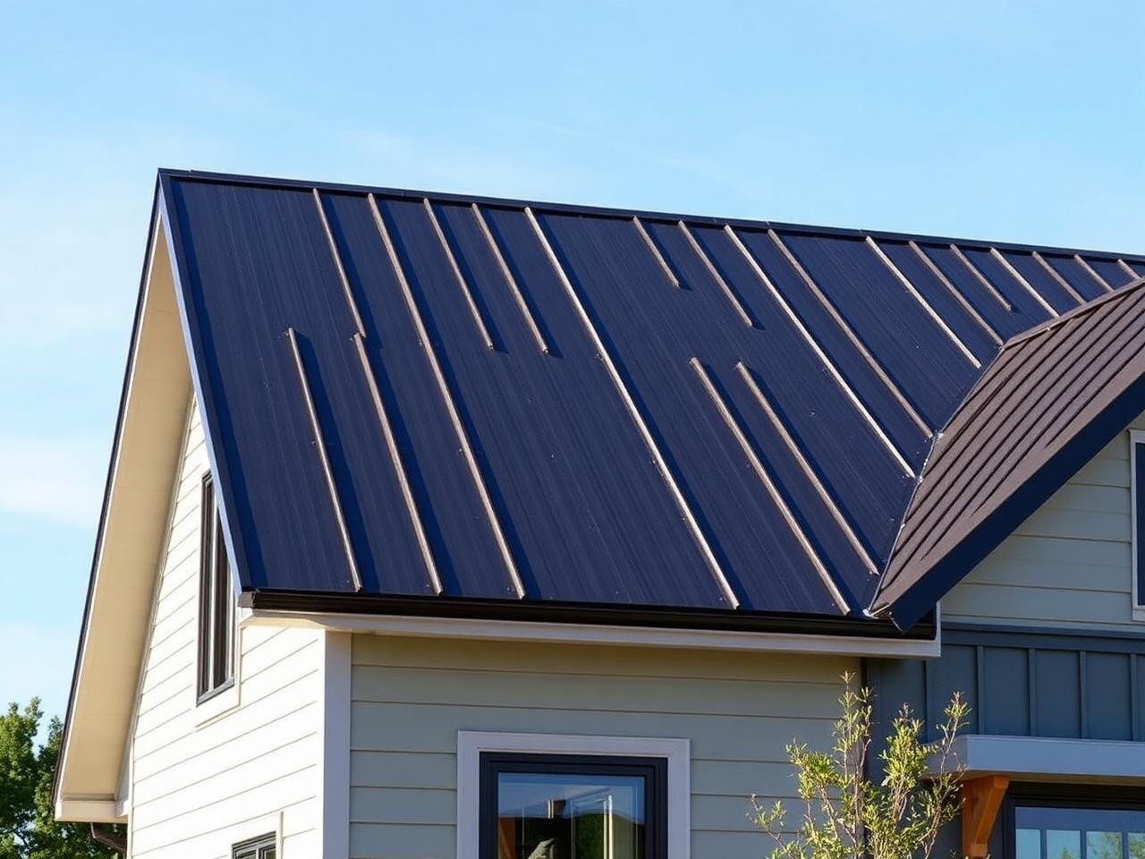 Standing seam metal roof