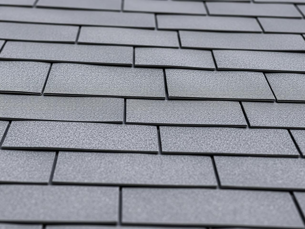 Detail of GAF Timberline architectural shingles